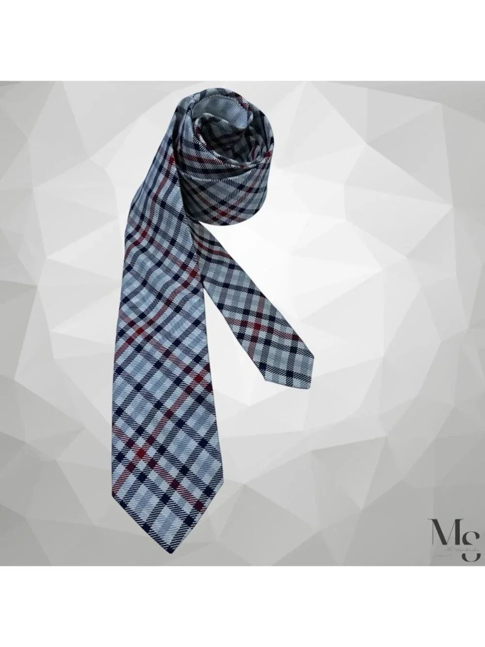$125 BROOKS BROTHERS BLACK FLEECE By Thom Browne Red Blue Plaid Silk Tie USA NWT